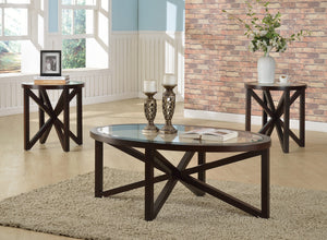 Cole Brown 3-Piece Coffee Table Set 4249