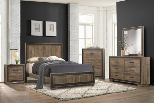 Ellendale Authentic Mahogany Panel Bedroom Set 1695