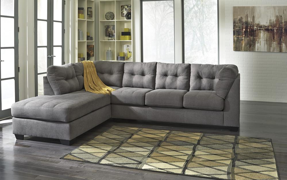 Maier Charcoal 2-Piece LAF Sectional with Chaise | 45220