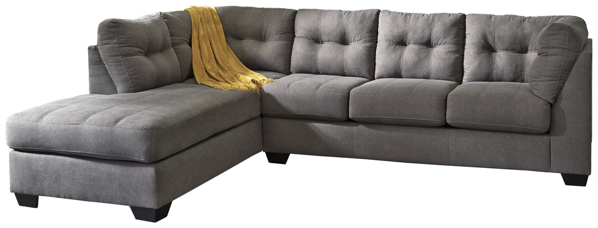 Maier Charcoal 2-Piece LAF Sectional with Chaise | 45220