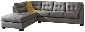 Maier Charcoal 2-Piece LAF Sectional with Chaise | 45220