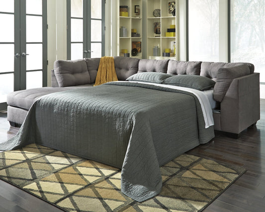 Maier Charcoal 2-Piece Sleeper Sectional  | 45220