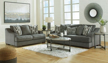 Load image into Gallery viewer, Lessinger Pewter  Sofa and Loveseat 50010