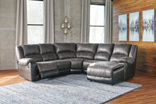 Load image into Gallery viewer, Nantahala Slate 5-Piece Reclining Sectional with Chaise | 50301