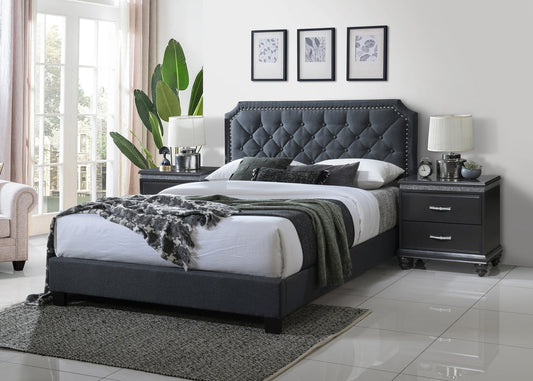 Gerri Charcoal Queen Upholstered Panel Bed

5090