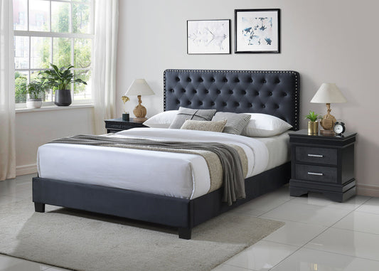 Ezra Charcoal King Upholstered Panel Bed

5091