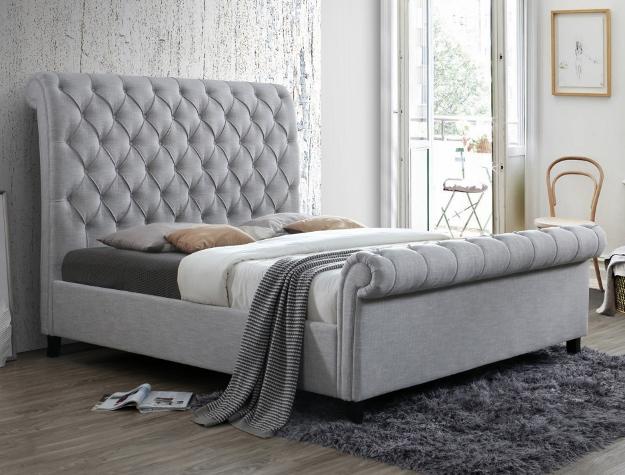 Kate Upholstered King Sleigh Bed | 5103