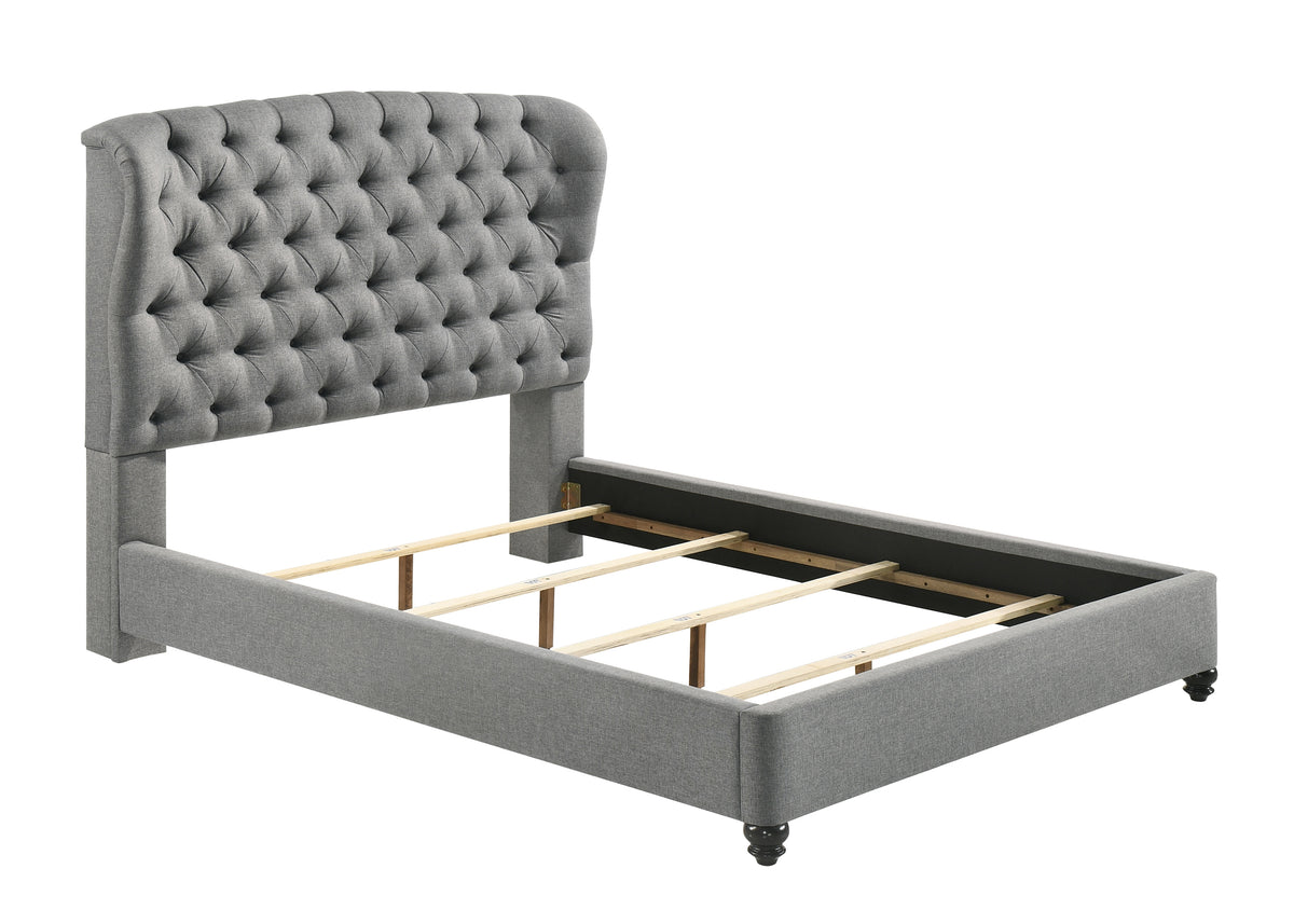 Linda Gray Queen Upholstered Panel Bed

5138 - Harwin Furniture