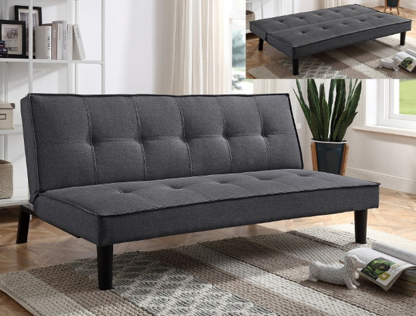 Blair Grey Adjustable Sofa 5245