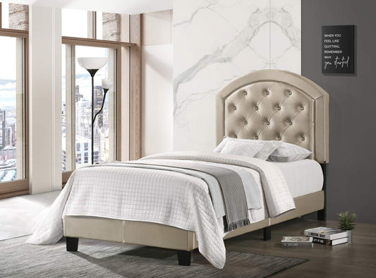 GABY FULL PLATFORM BED GOLD 5269