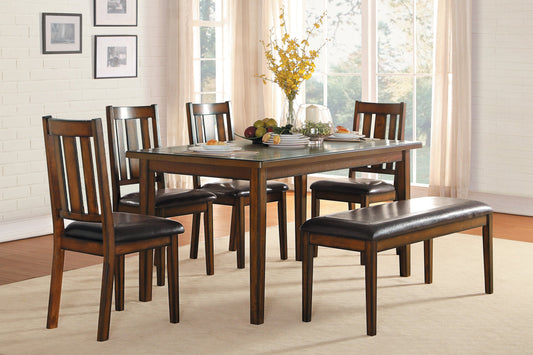 Delmar Brown 6-Piece Dining Set | 5511