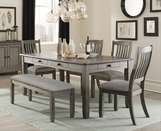 Granby Antique Gray Dining Set 5627