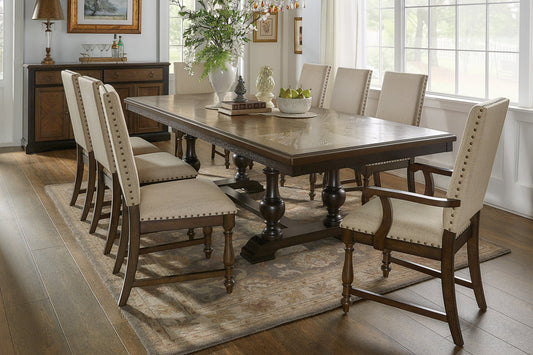 Stonington Brown Extendable Dining Set 5703
