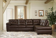 Load image into Gallery viewer, Donlen Chocolate RAF Sectional 59704