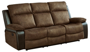 Woodsway Brown Reclining Sofa and Loveseat 64505