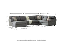 Load image into Gallery viewer, Jayceon Steel 3-Piece LAF Sectional with Chaise | 64902