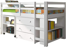 Load image into Gallery viewer, 760-Twin Loft Bed (White)