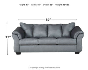 Darcy Steel Full Sofa Sleeper | 7500936