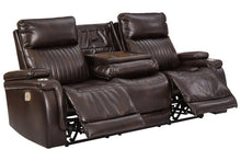 Load image into Gallery viewer, Team Time Chocolate Power Reclining Sofa