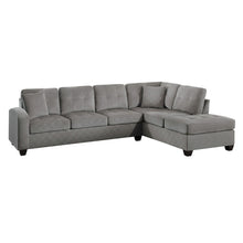 Load image into Gallery viewer, Emilio Taupe Reversible Sectional 8367