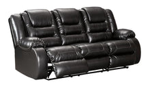 Load image into Gallery viewer, Vacherie Black Reclining Sofa &amp; Loveseat 79308