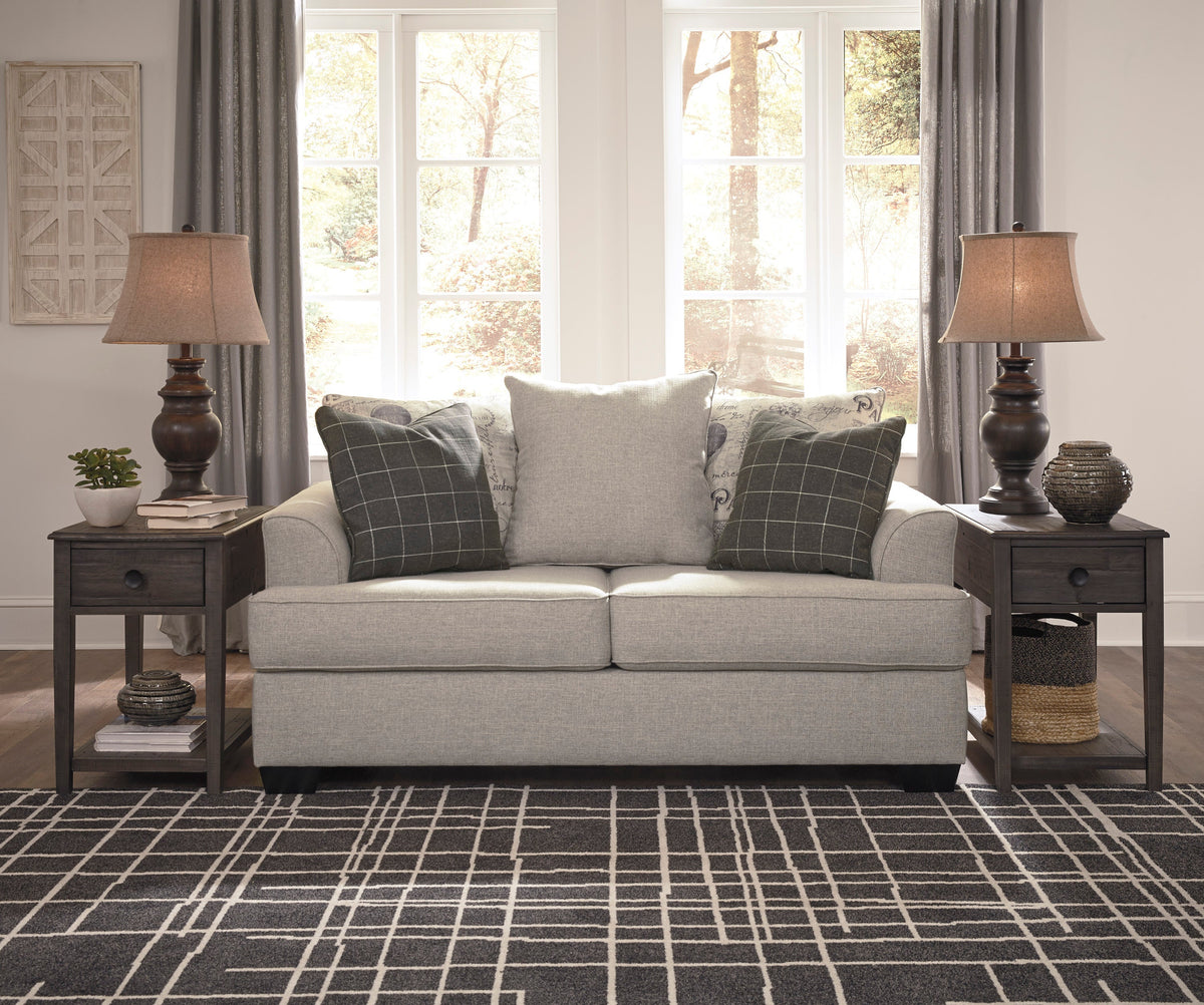 Velletri Pewter Sofa & Loveseat 79604