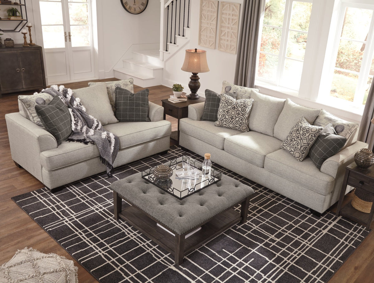 Velletri Pewter Sofa & Loveseat 79604