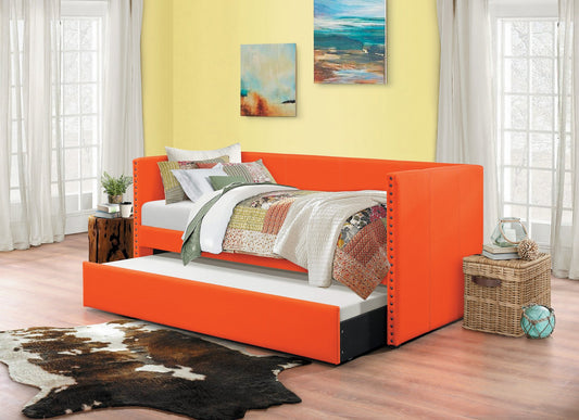 Therese Orange Daybed with Trundle | 4969