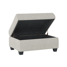 Load image into Gallery viewer, Heights Light Gray Reversible Sectional with Storage Ottoman SH3220