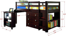 Load image into Gallery viewer, 760-Twin Loft Bed (Expresso)