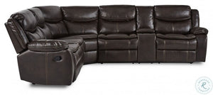 Bastrop Brown Reclining Sectional 8230