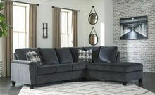 Load image into Gallery viewer, Abinger Smoke 2-Piece RAF Sectional with Chaise | 83905