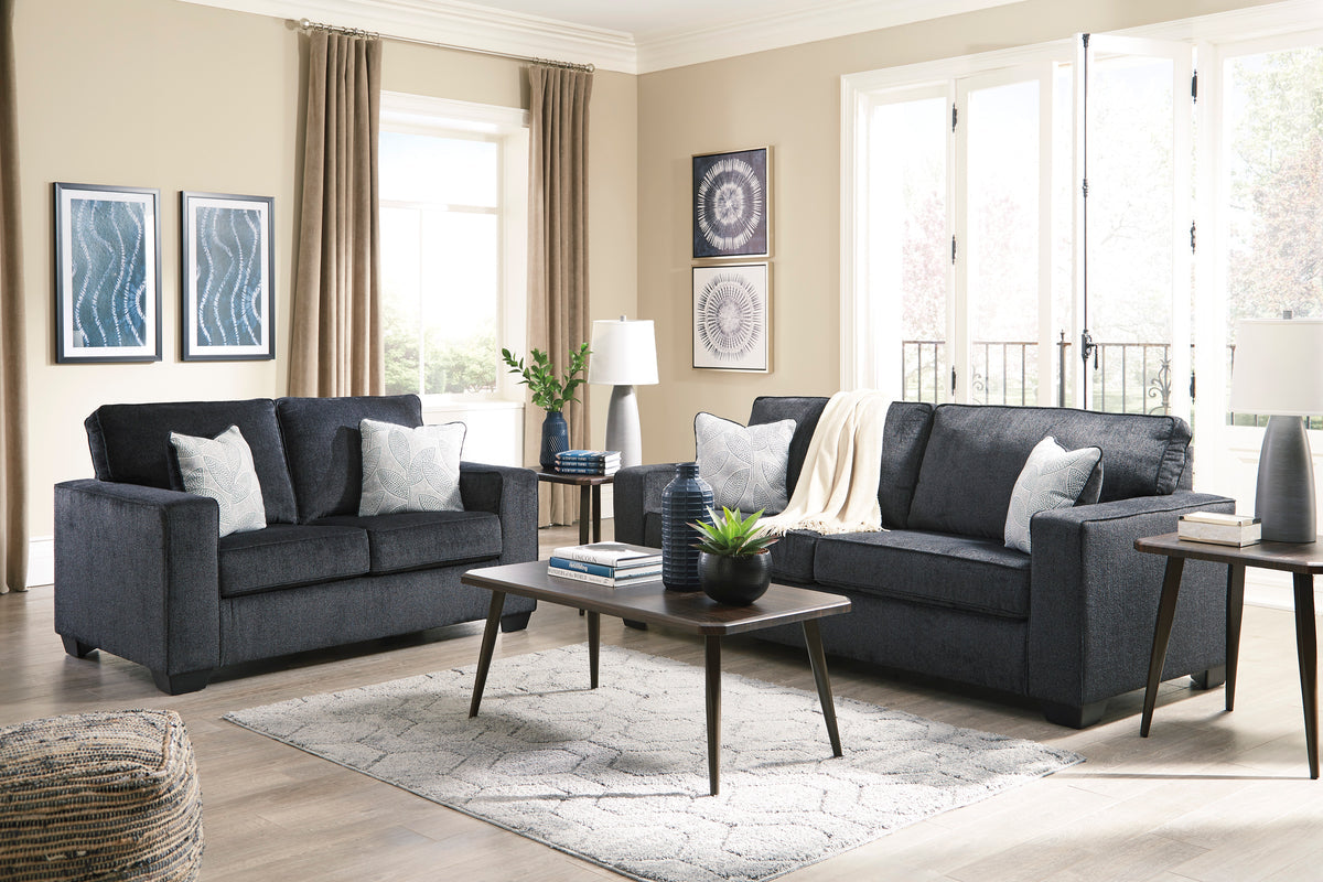 Altari Slate Sofa and Loveseat 87213