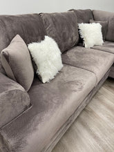 Load image into Gallery viewer, Albany Smoke Velvet Oversize  Sectional 900