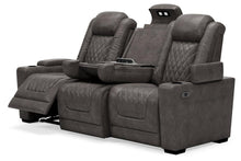 Load image into Gallery viewer, Hyllmont Gray POWER Reclining Sofa and Loveseat  93003
