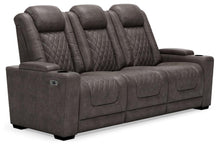 Load image into Gallery viewer, Hyllmont Gray POWER Reclining Sofa and Loveseat  93003
