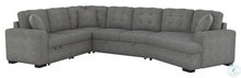 Load image into Gallery viewer, Logansport Grey Sectional with Pull out Bed 9401