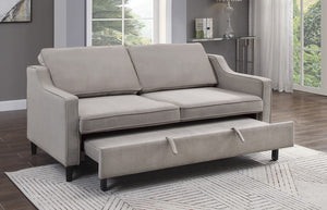 Winston Beige Sofa With Pull-Out Bed 9428