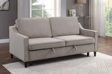 Load image into Gallery viewer, Winston Beige Sofa With Pull-Out Bed 9428