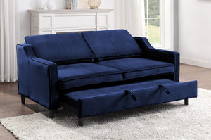 Winston Navy Sofa With Pull-Out Bed 9428