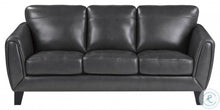 Load image into Gallery viewer, Spivey Dark Gray

Leather Sofa and Loveseat 9460
