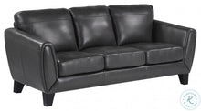 Load image into Gallery viewer, Spivey Dark Gray

Leather Sofa and Loveseat 9460