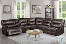 Load image into Gallery viewer, Dyersburg Brown POWER Reclining Sectional   9579