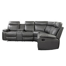 Load image into Gallery viewer, Socorro Gray 3 Pc Reclining Sectional 9599