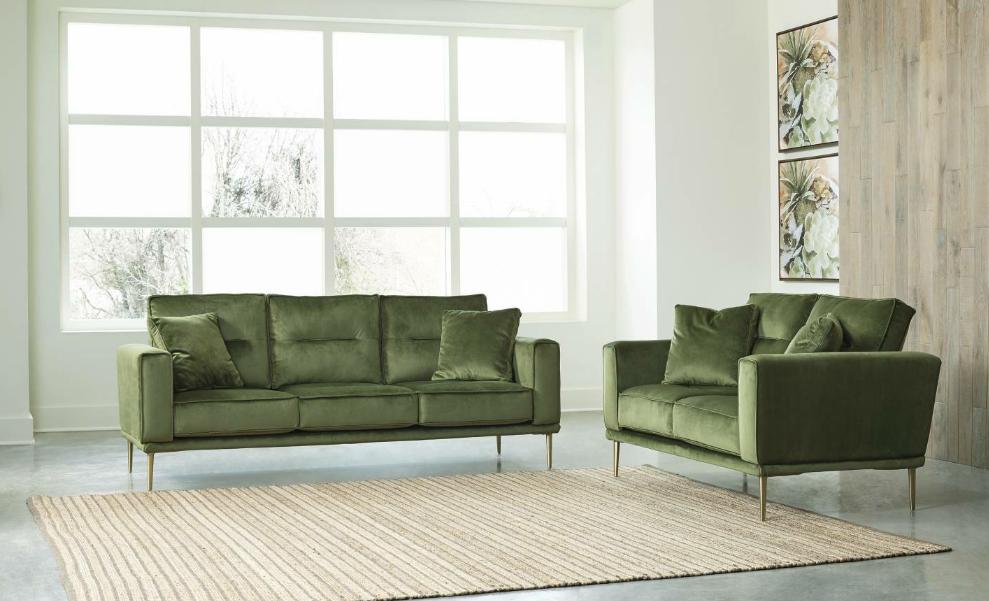 Macleary Moss Sofa and Loveseat 89006