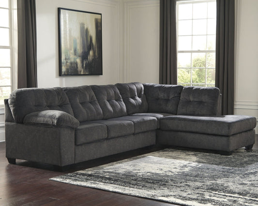 Accrington Granite 2-Piece RAF Sectional with Chaise | 70509