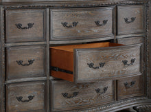Load image into Gallery viewer, Sheffield Antique Gray Upholstered Panel Bedroom Set | B1120