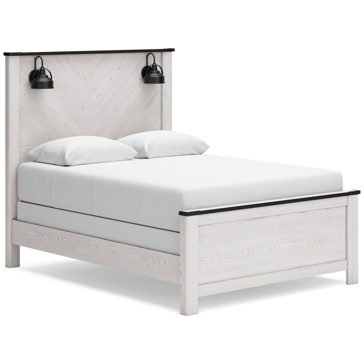 Schoenberg White Panel Bedroom Set

B1446