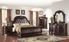 Load image into Gallery viewer, Stanley Brown Upholstered Sleigh  Bedroom Set | B1600