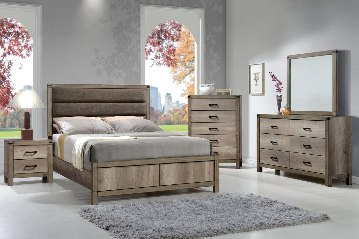 Matteo Youth Melamine Upholstered Panel Bedroom Set | B3200 - Harwin Furniture